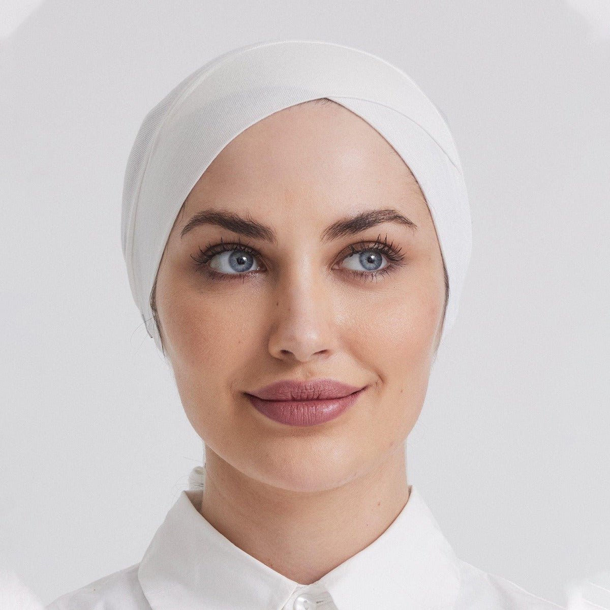 Premium Modal Cotton Cross-Strap Design Hijab Cap with Adjustable Brim