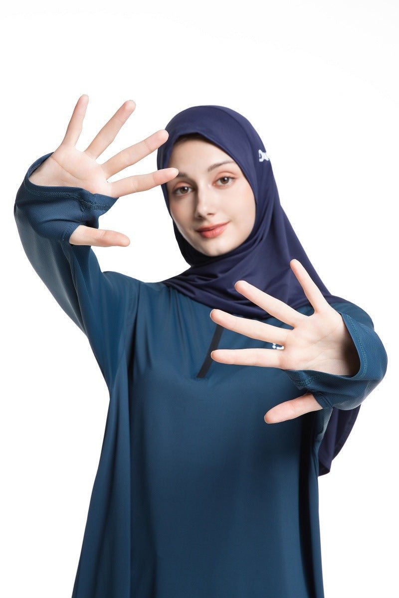 Quick - Dry Activewear with Thumb Holes Sports Top (MS289) - Mariam's Collection