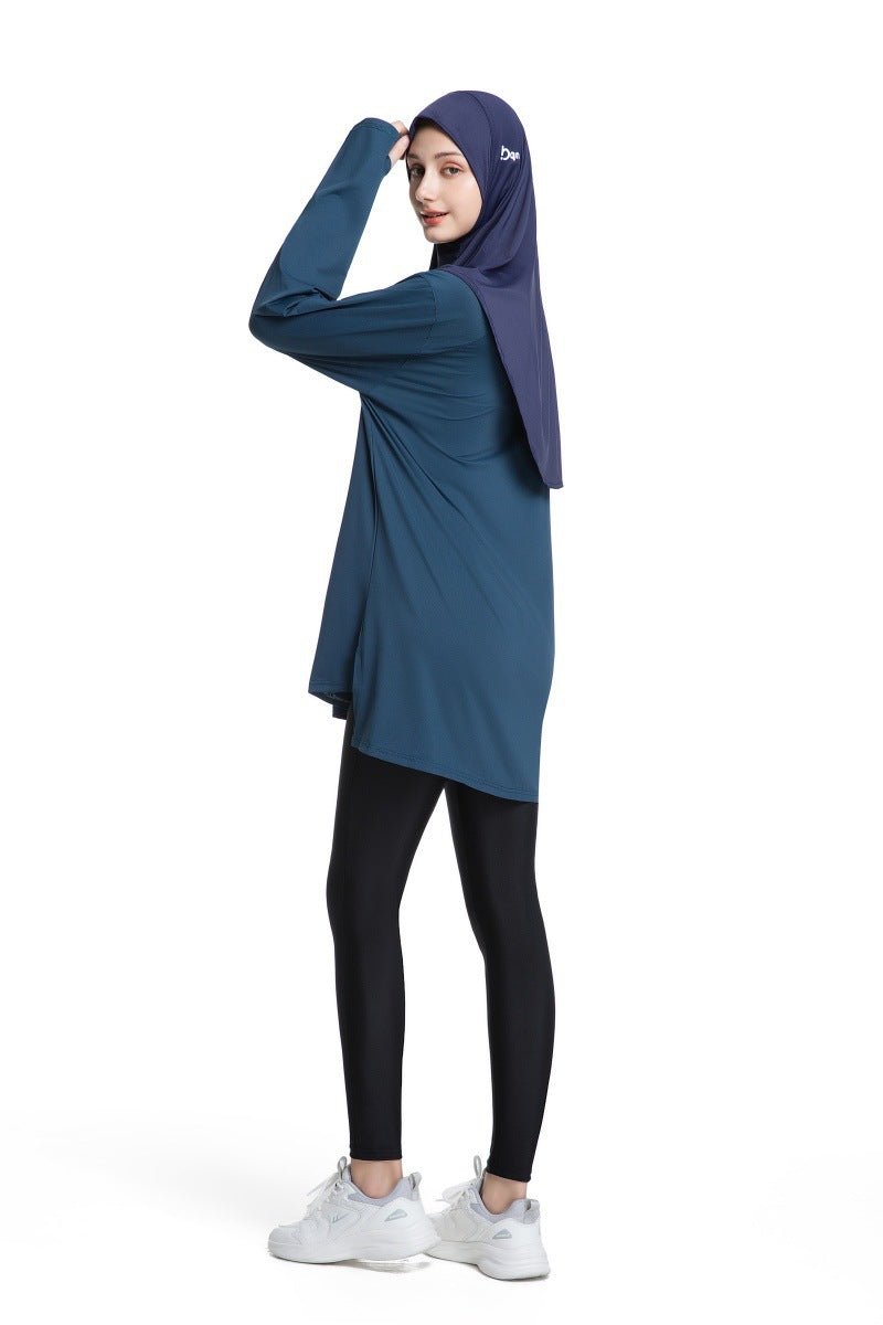 Quick - Dry Activewear with Thumb Holes Sports Top (MS289) - Mariam's Collection