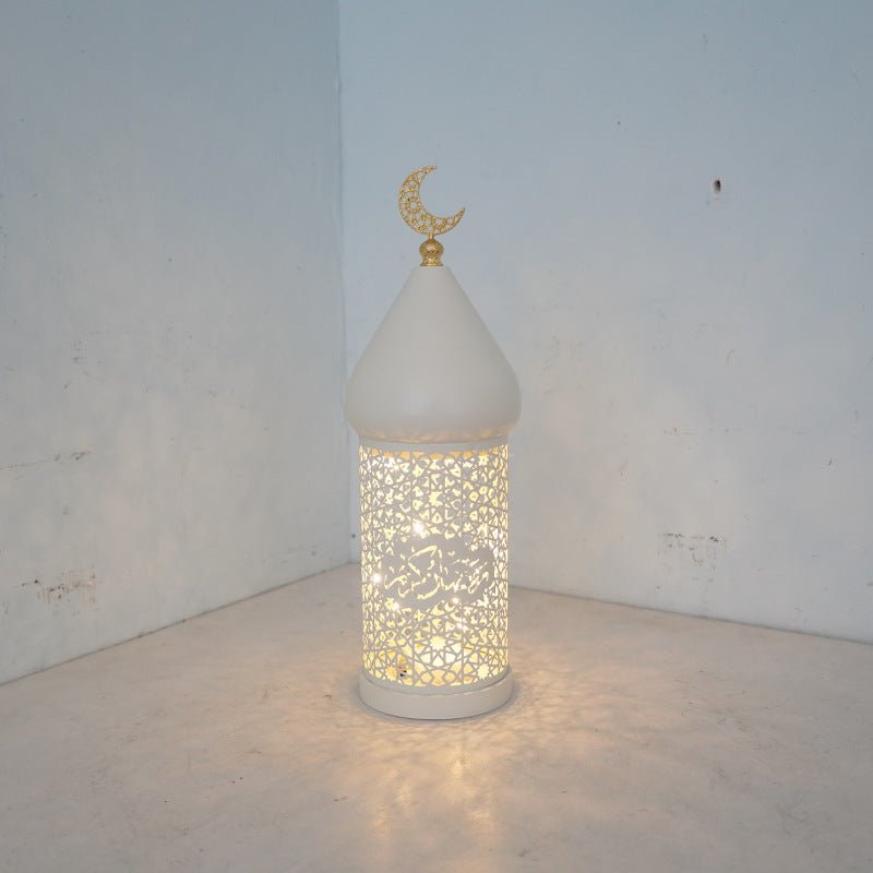 Ramadan Eid Candle Lantern Metal Craft Decorative Light (MAC380) - Mariam's Collection