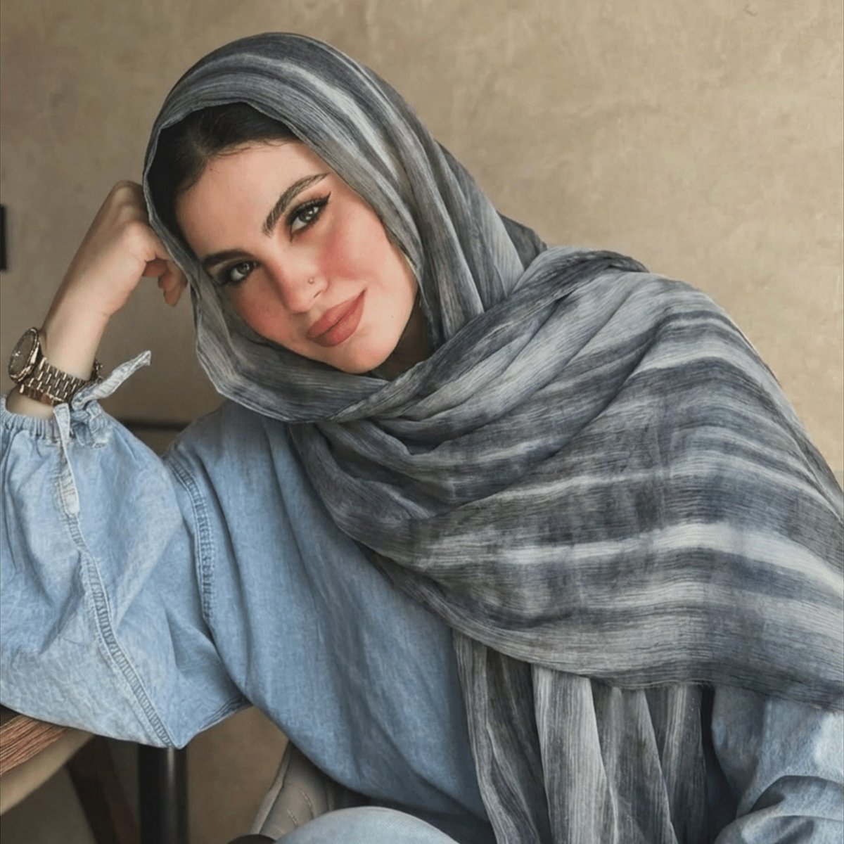 Rayon Gradient Tie - Dye Scarf(MH216) - Mariam's Collection