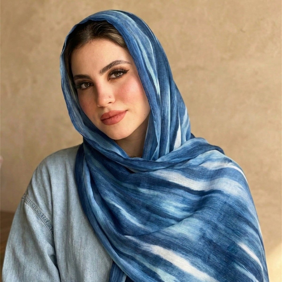Rayon Gradient Tie - Dye Scarf(MH216) - Mariam's Collection