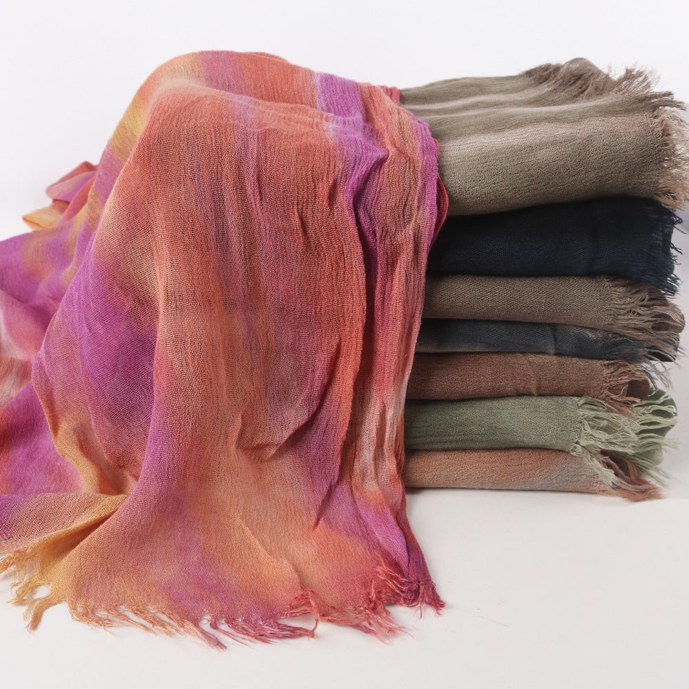 Rayon Gradient Tie-Dye Scarf | Rayon Gradient Hijab