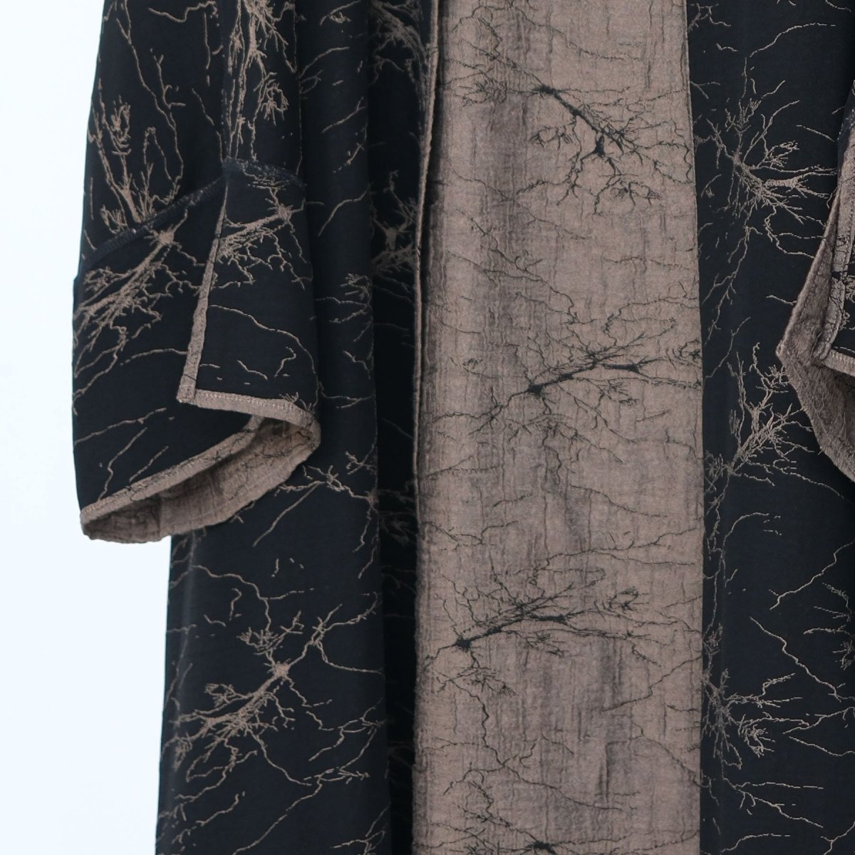 Reversible Jacquard Cardigan & Dress Set(MOA282) - Mariam's Collection