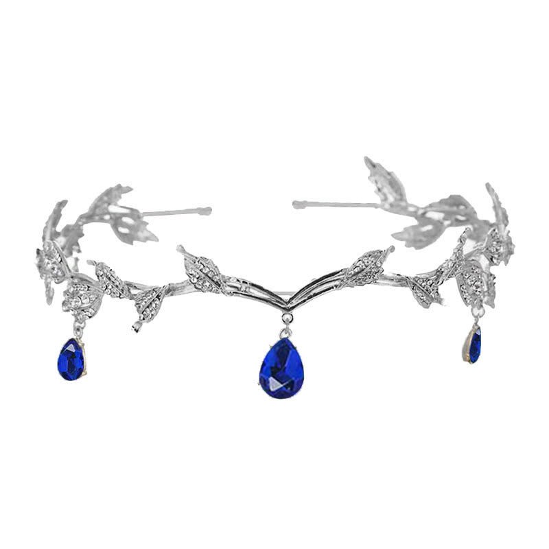 Rhinestone - Encrusted Hair Clip with Forehead Pendant Accent (MAC329) - Mariam's Collection