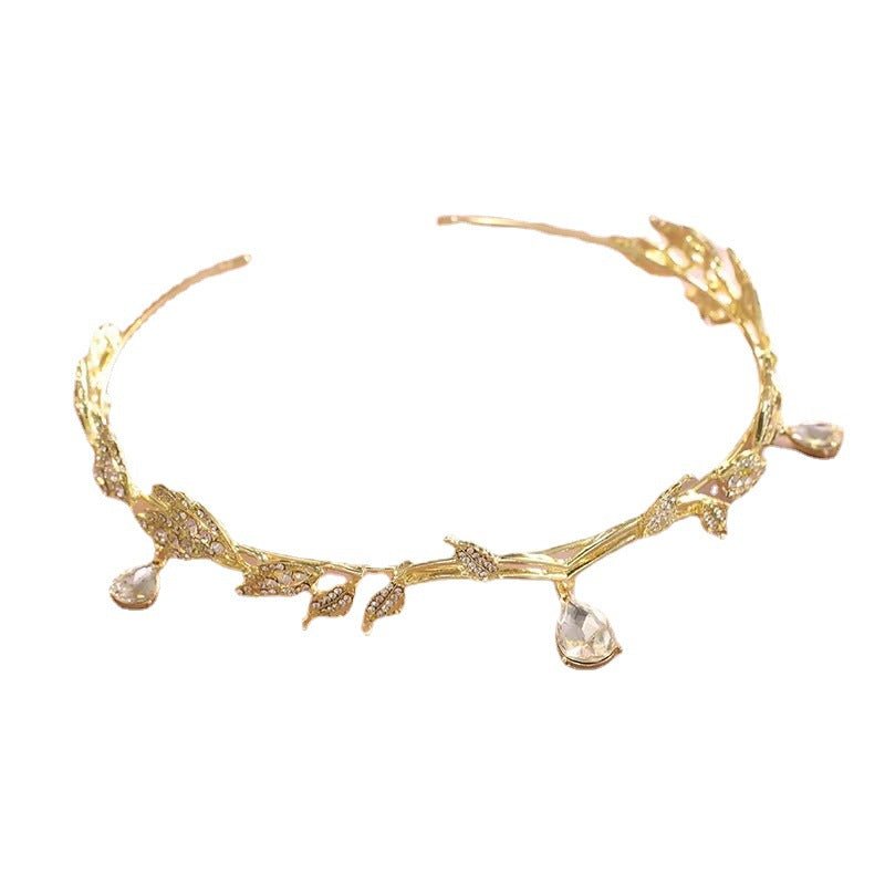 Rhinestone - Encrusted Hair Clip with Forehead Pendant Accent (MAC329) - Mariam's Collection