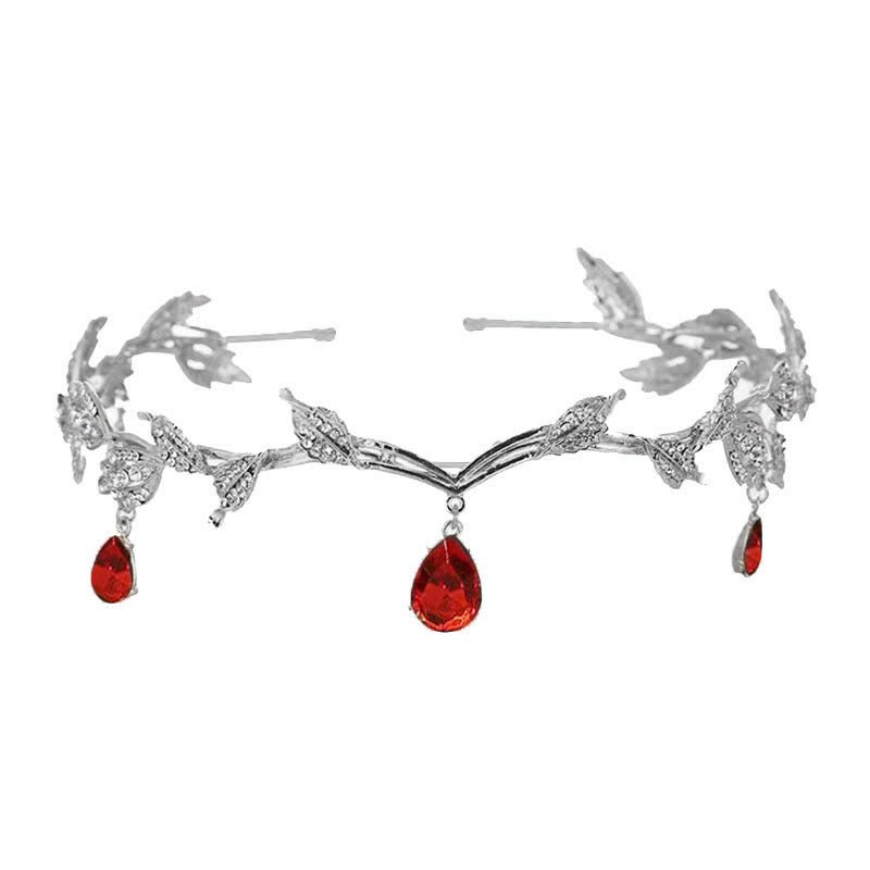 Rhinestone - Encrusted Hair Clip with Forehead Pendant Accent (MAC329) - Mariam's Collection