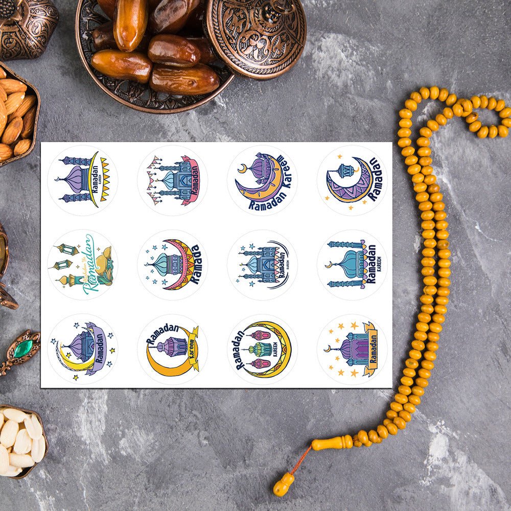 Self - adhesive Ramadan Stickers (MR074) - Mariam's Collection