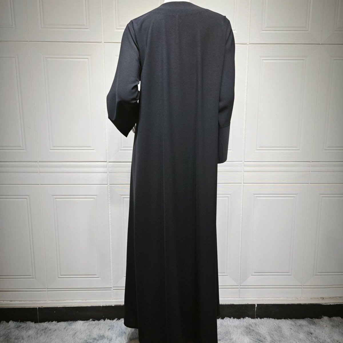 Sequin Palm Tree Embroidered Abaya(MOA252) - Mariam's Collection