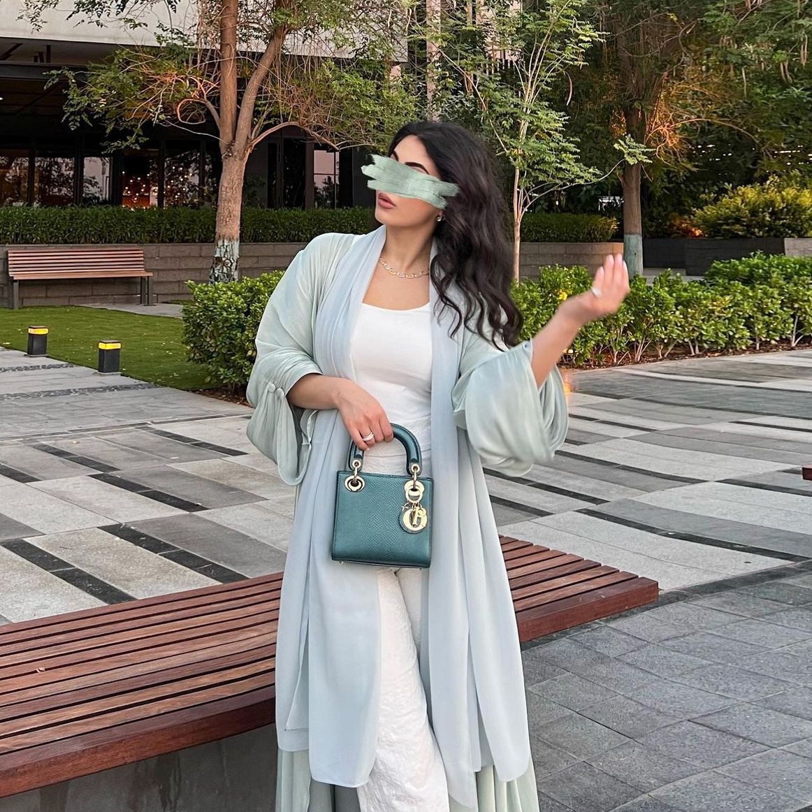 Shiny Satin Open Abaya | Shiny Abaya With Flying Sleeves (MOA141) - Mariam's Collection