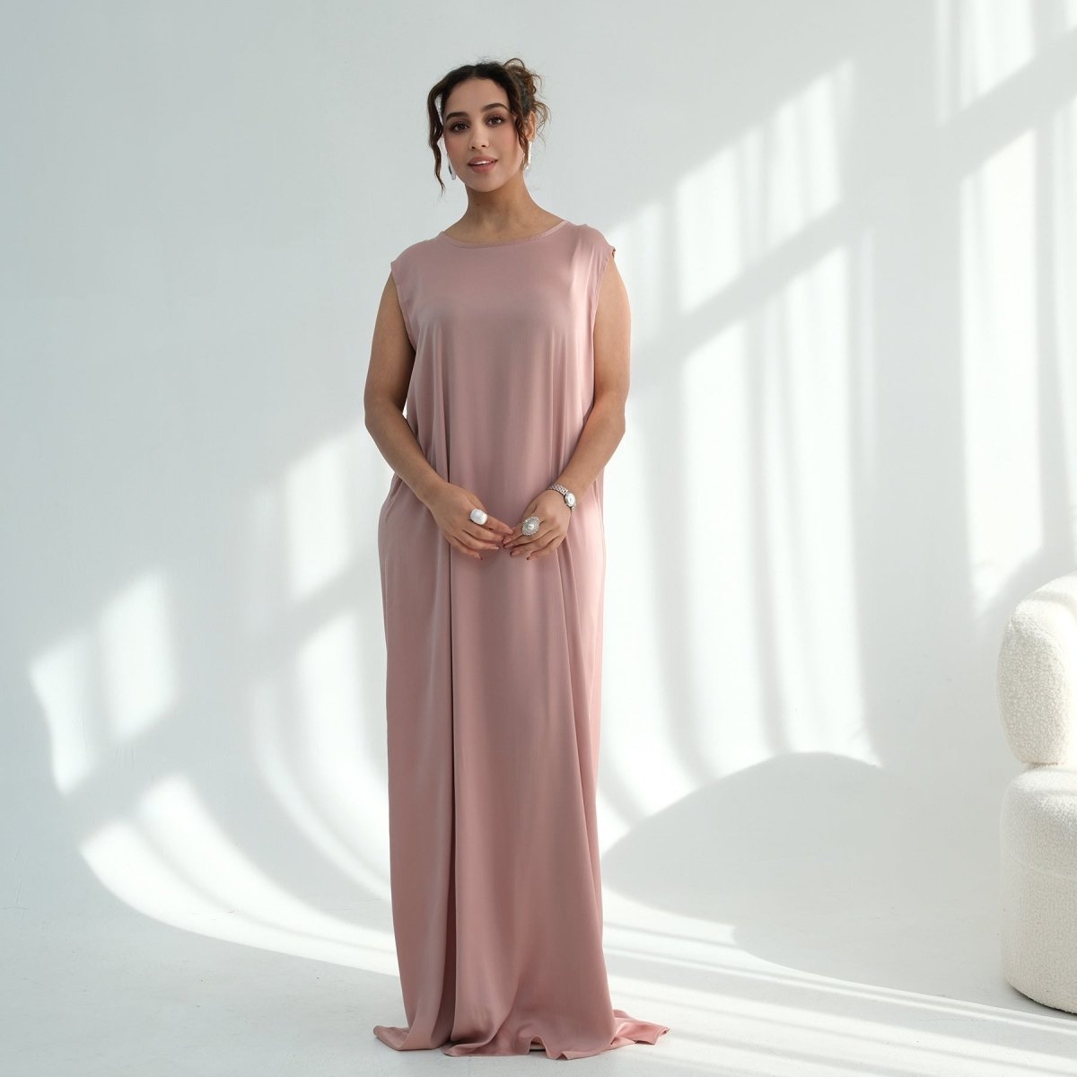 Sleeveless Maxi Dress(MA399) - Mariam's Collection