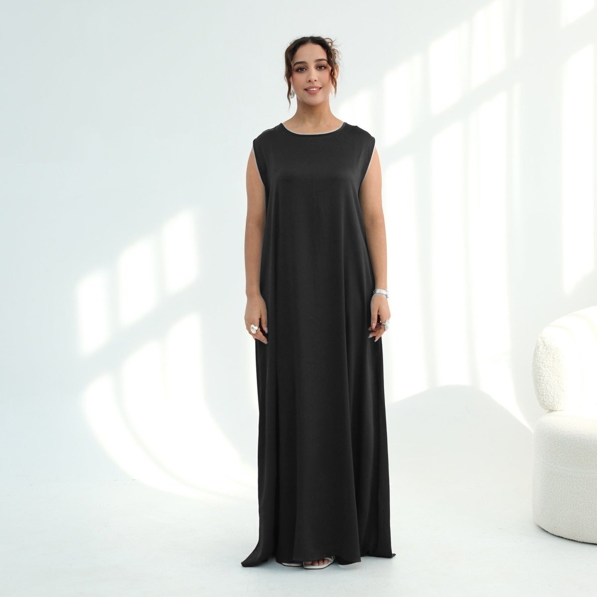 Sleeveless Maxi Dress(MA399) - Mariam's Collection