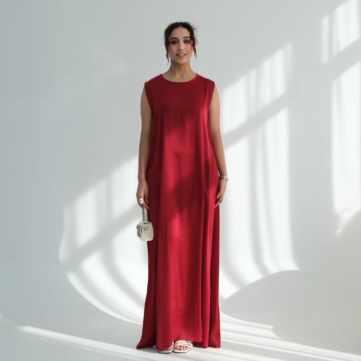 Sleeveless Maxi Dress(MA399) - Mariam's Collection