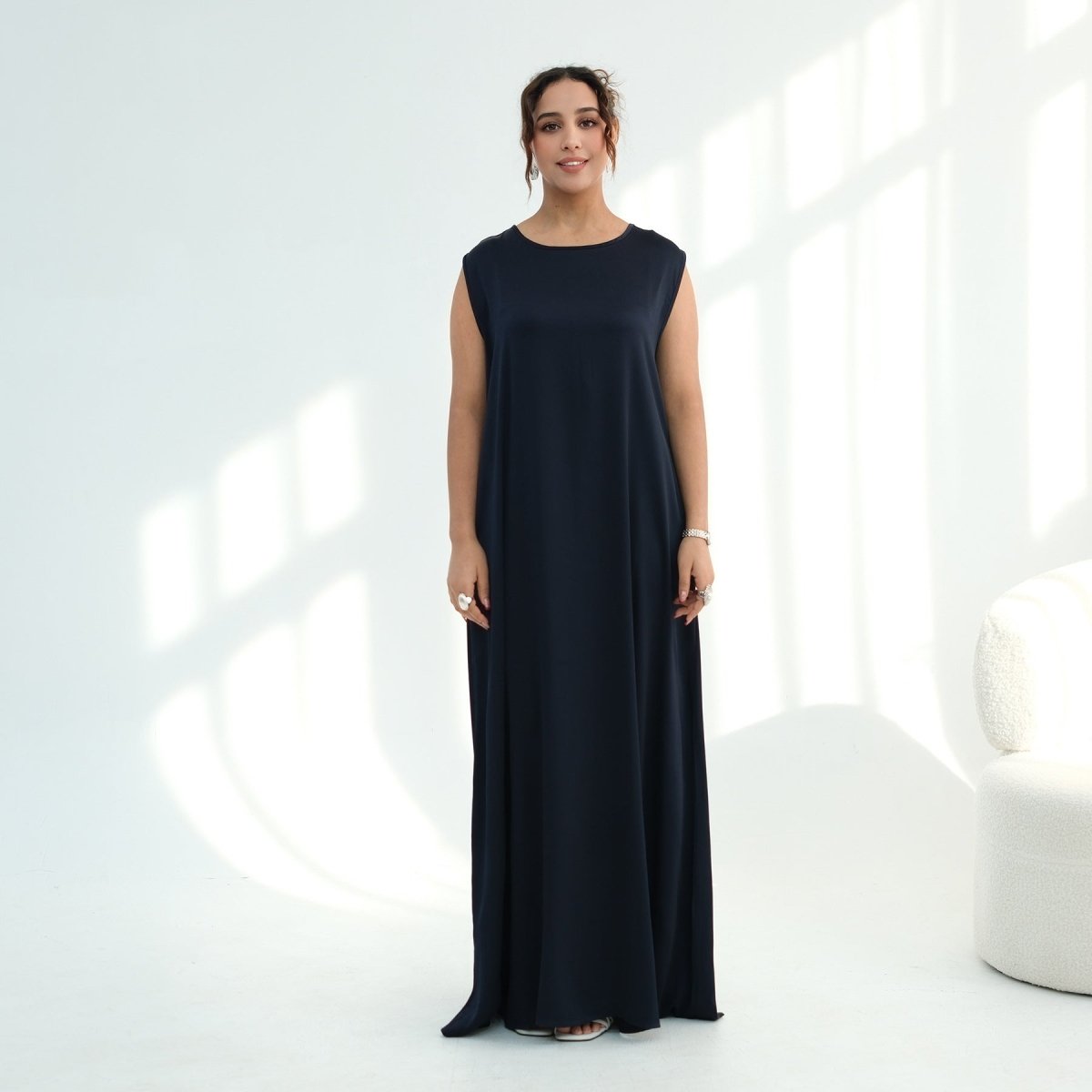 Sleeveless Maxi Dress(MA399) - Mariam's Collection