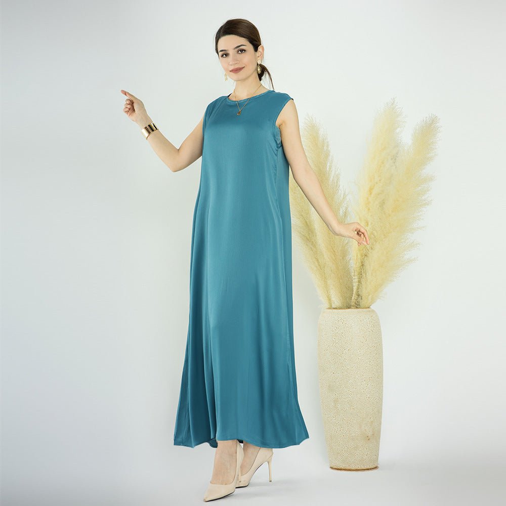 Sleeveless Maxi Dress(MA399) - Mariam's Collection