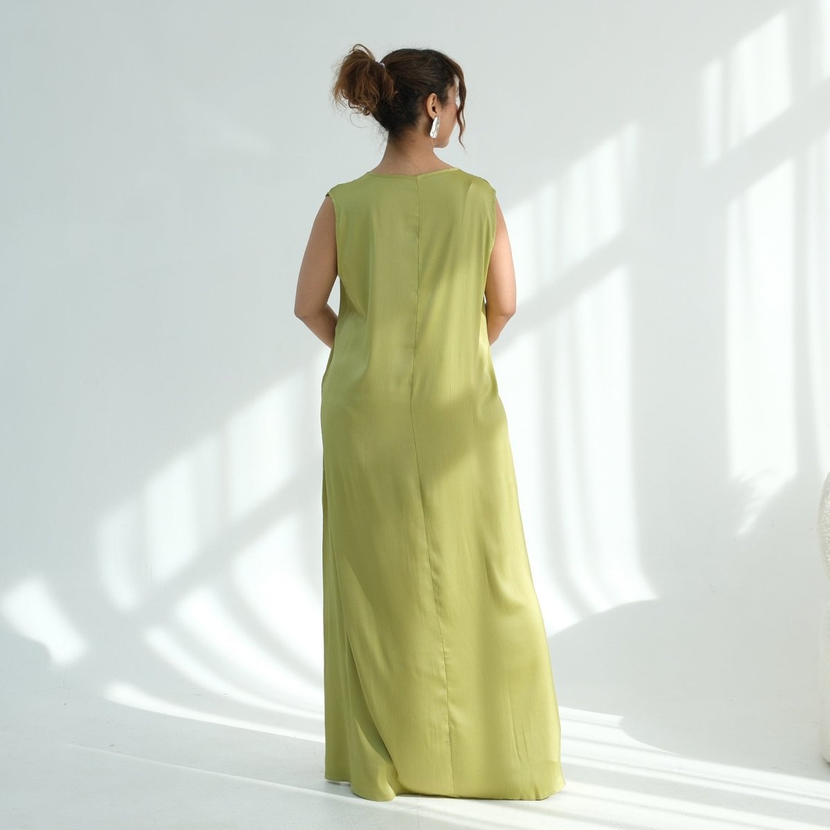 Sleeveless Maxi Dress(MA399) - Mariam's Collection