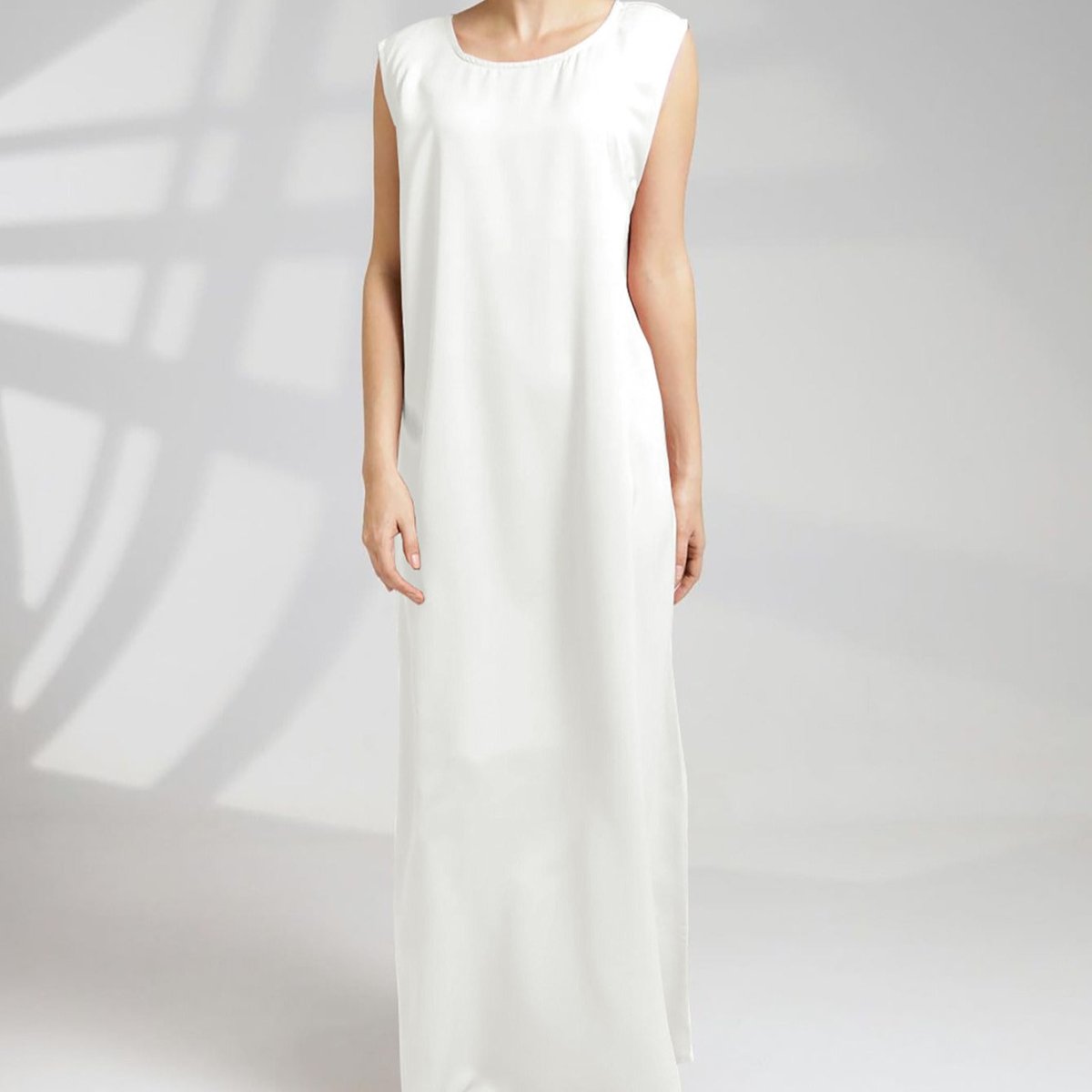 Sleeveless Slip Maxi Dress | Relaxed Fit Base Layer Abaya Dress(MS190) - Mariam's Collection