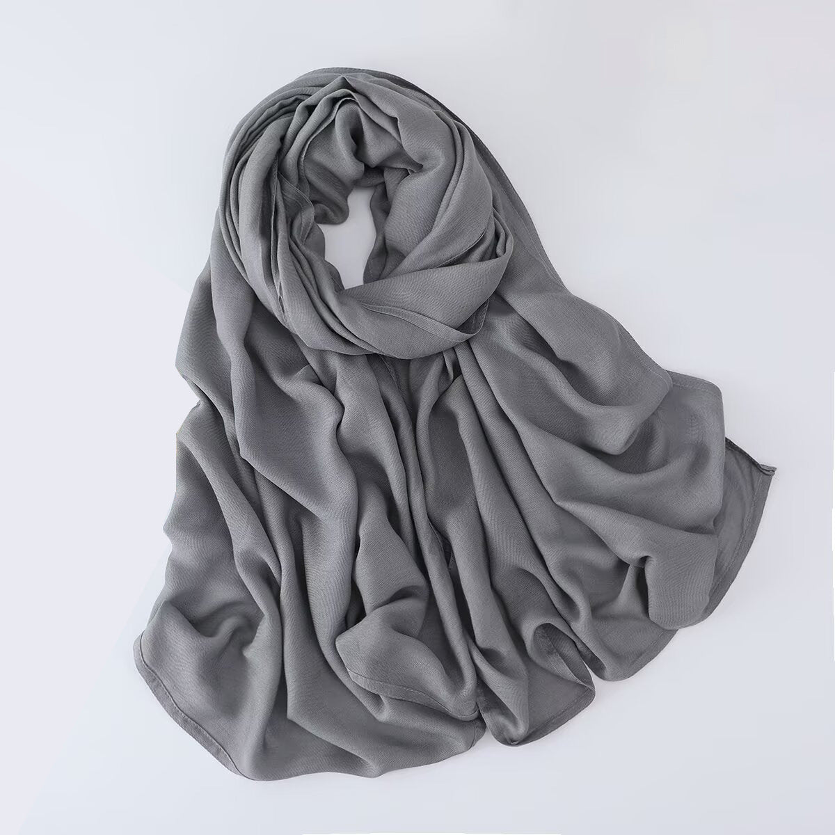 Solid Color Minimalist Versatile Soft Hijab‌ (MH170) - Mariam's Collection