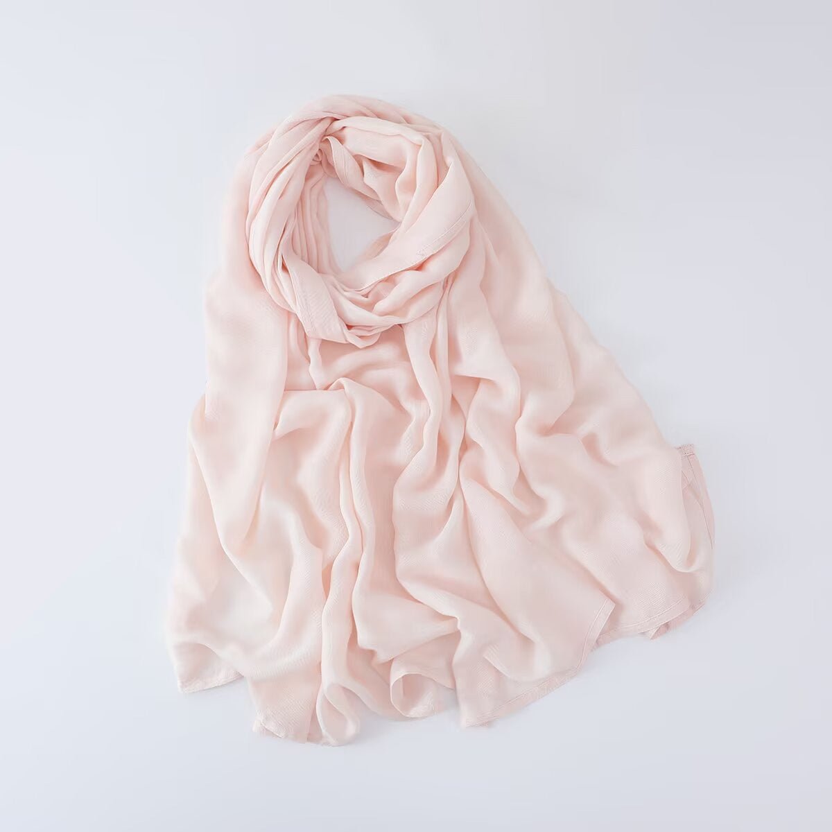 Solid Color Minimalist Versatile Soft Hijab‌ (MH170) - Mariam's Collection