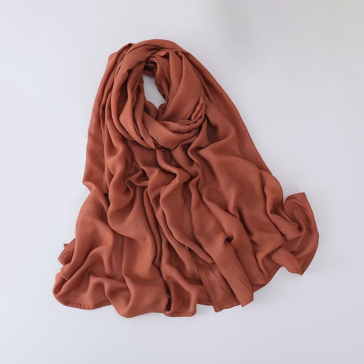 Solid Color Minimalist Versatile Soft Hijab‌ (MH170) - Mariam's Collection