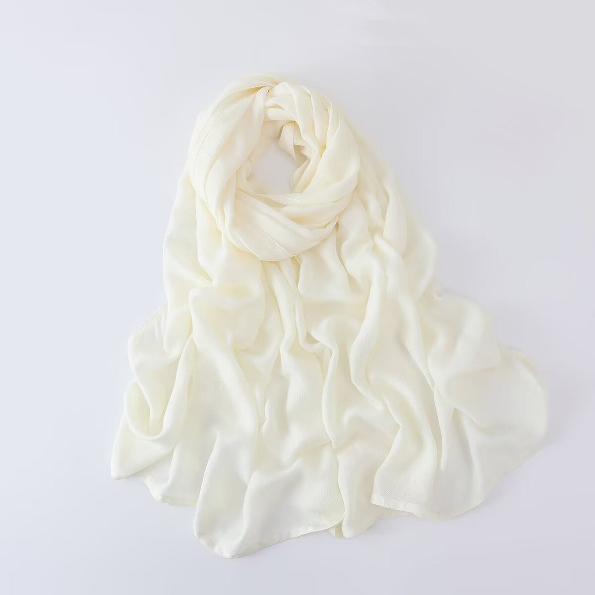 Solid Color Minimalist Versatile Soft Hijab‌ (MH170) - Mariam's Collection
