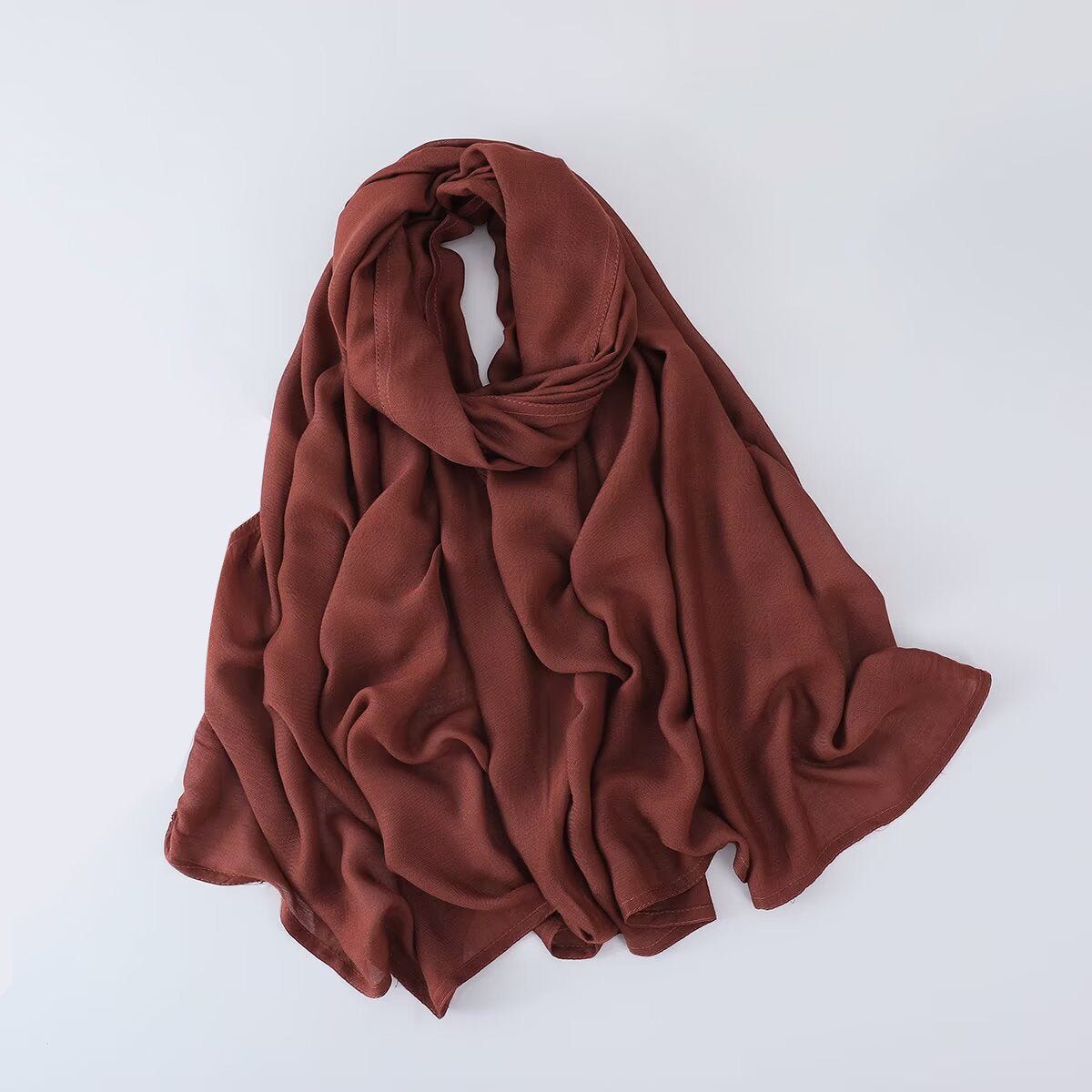 Solid Color Minimalist Versatile Soft Hijab‌ (MH170) - Mariam's Collection