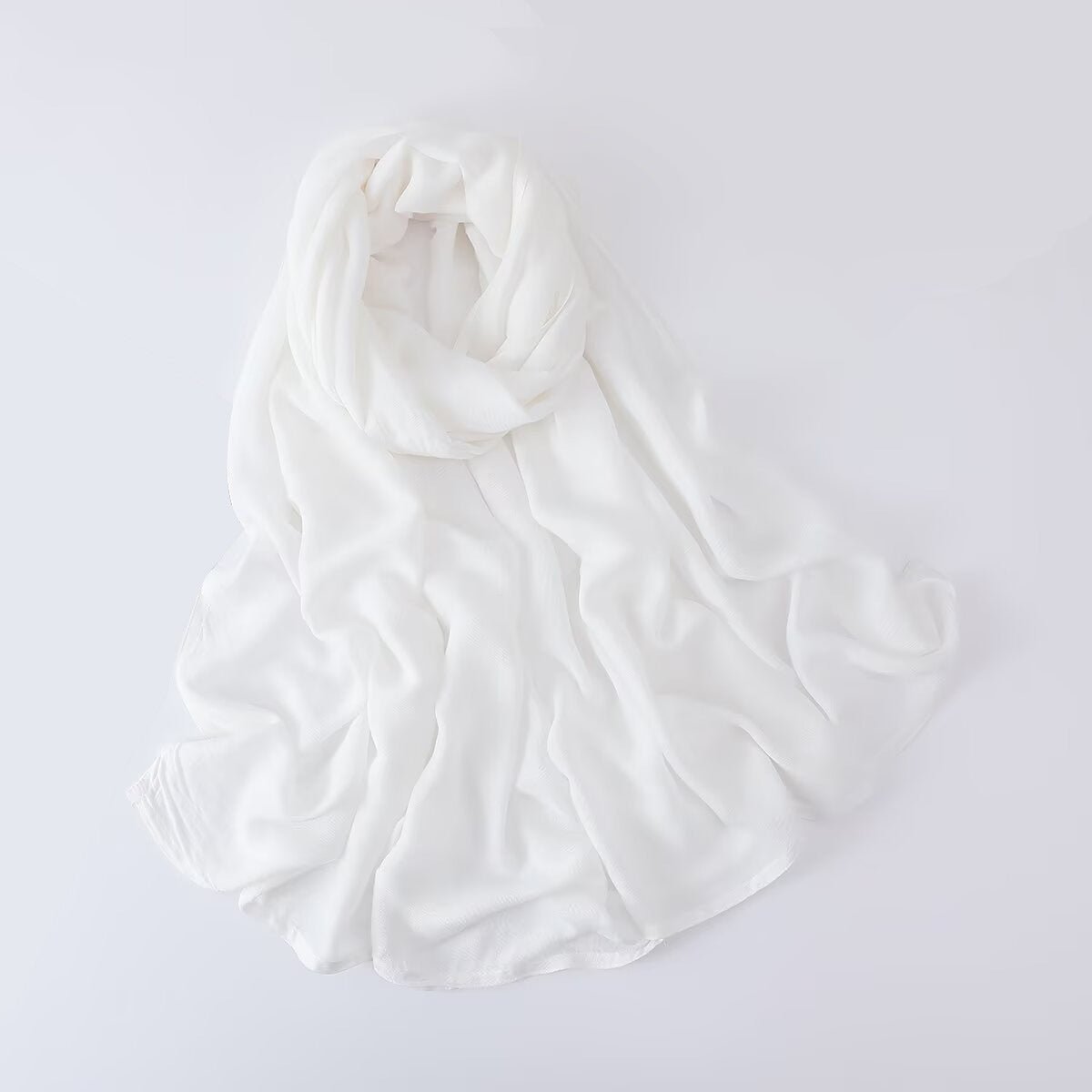 Solid Color Minimalist Versatile Soft Hijab‌ (MH170) - Mariam's Collection