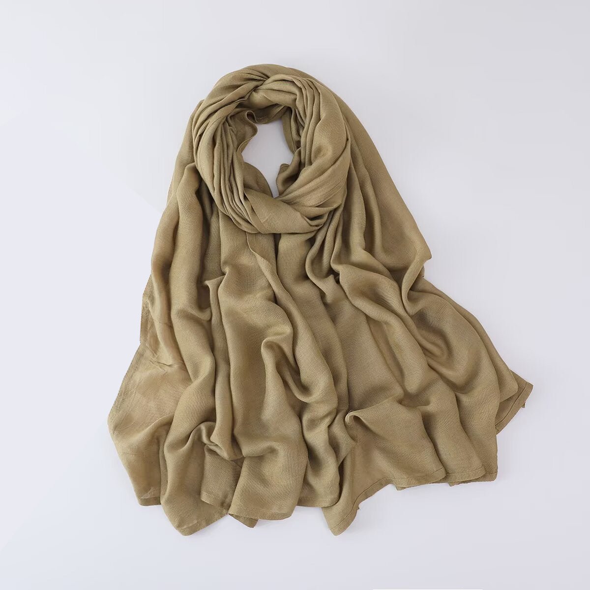 Solid Color Minimalist Versatile Soft Hijab‌ (MH170) - Mariam's Collection
