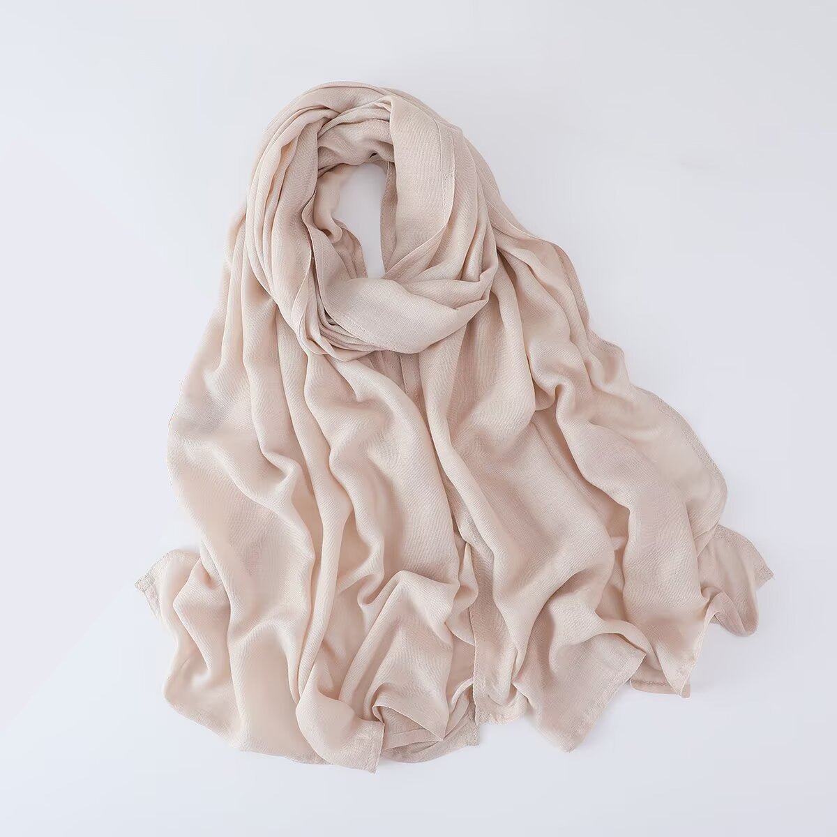 Solid Color Minimalist Versatile Soft Hijab‌ (MH170) - Mariam's Collection