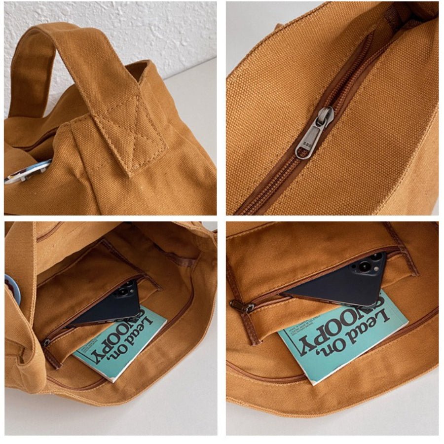 Spacious Multi-Pocket Shoulder Tote（MAC465） - Mariam's Collection