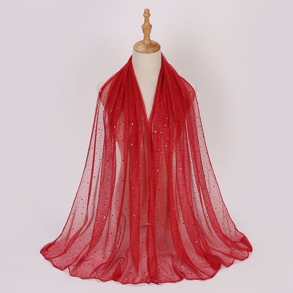 Sparkle Hijab Scarf(MH205) - Mariam's Collection