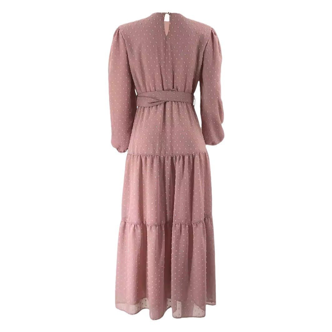 Swiss Dot Chiffon Dress(MA410) Swiss Dot Chiffon Dress(MA410)