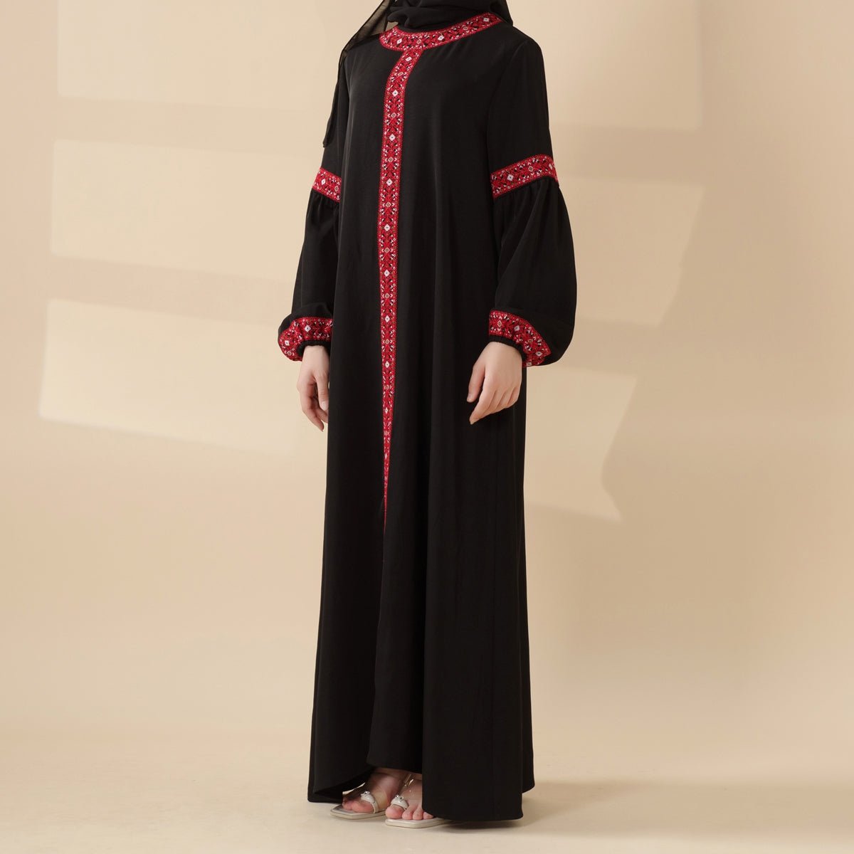 Tatreez Traditional Palestinian Embroidered Heritage Abaya – Collector’s Edition | Limited Pre - Order (MA290) - Mariam's Collection