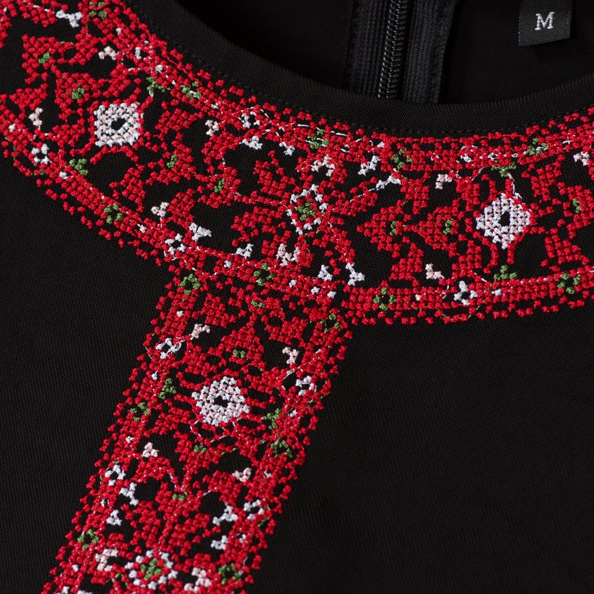Tatreez Traditional Palestinian Embroidered Heritage Abaya – Collector’s Edition | Limited Pre - Order (MA290) - Mariam's Collection