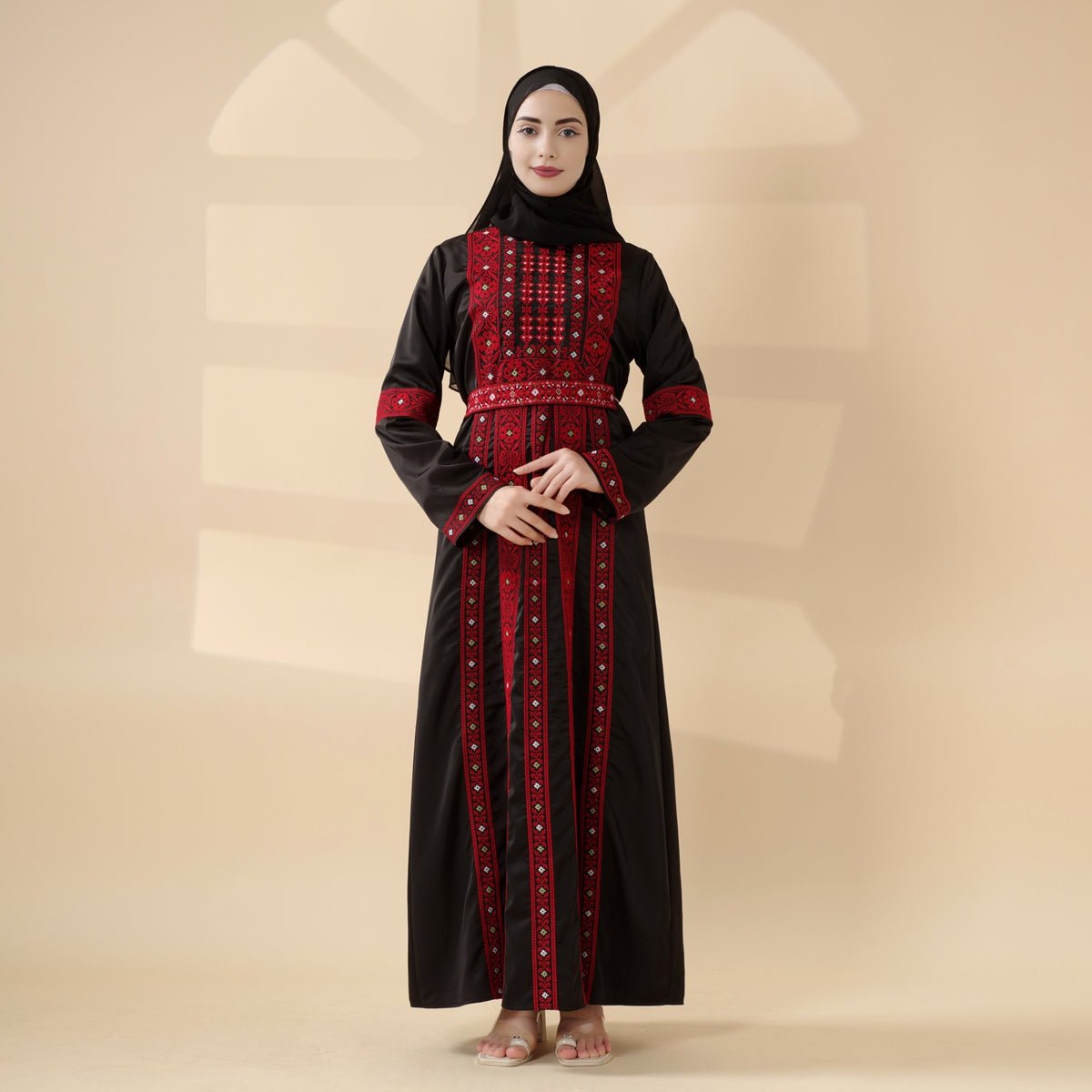 Tatreez Traditional Palestinian Heritage Abaya – Collector’s Edition | Limited Pre - Order (MA253) - Mariam's Collection