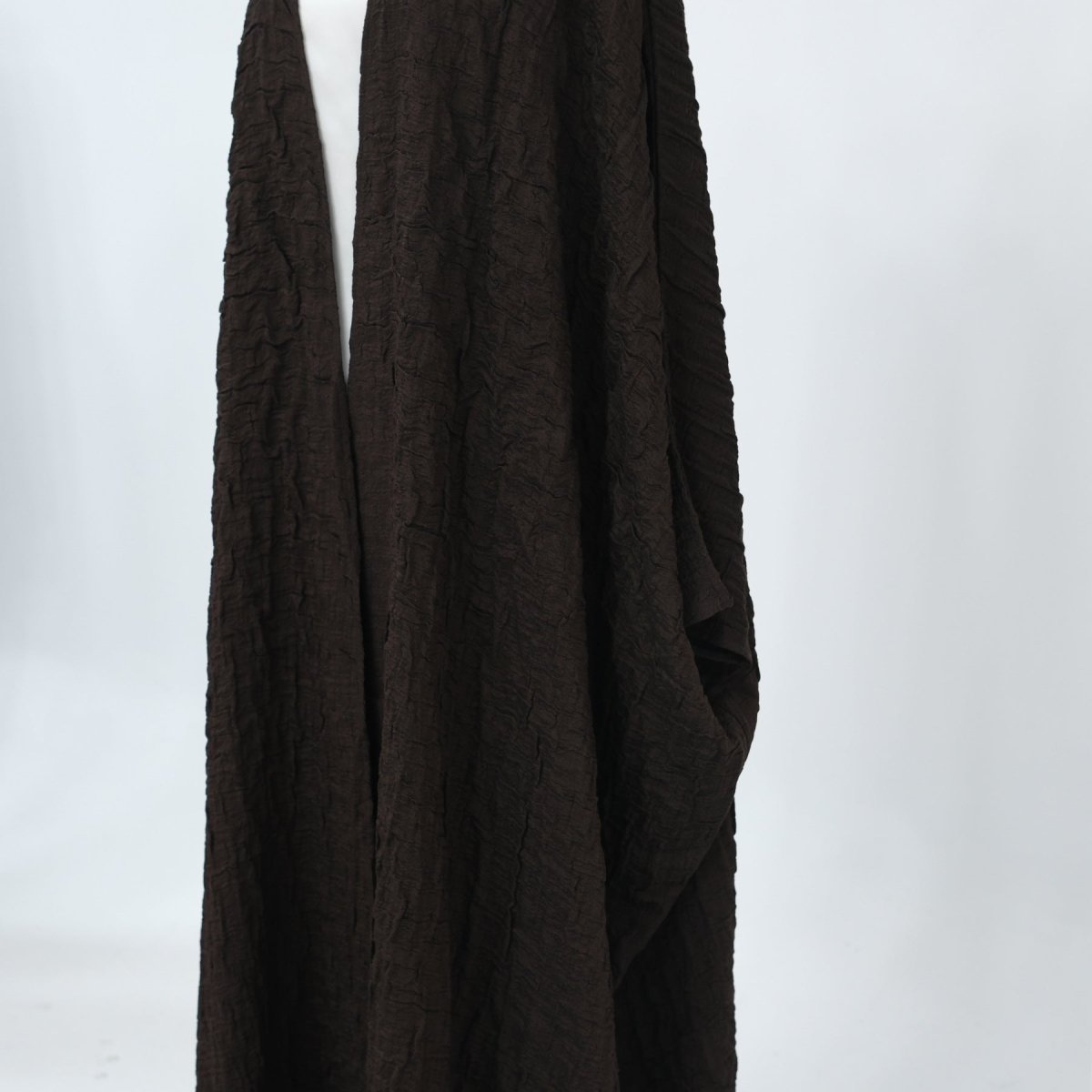 Textured Jacquard Abaya with Batwing Cardigan & Belt(MOA281) - Mariam's Collection