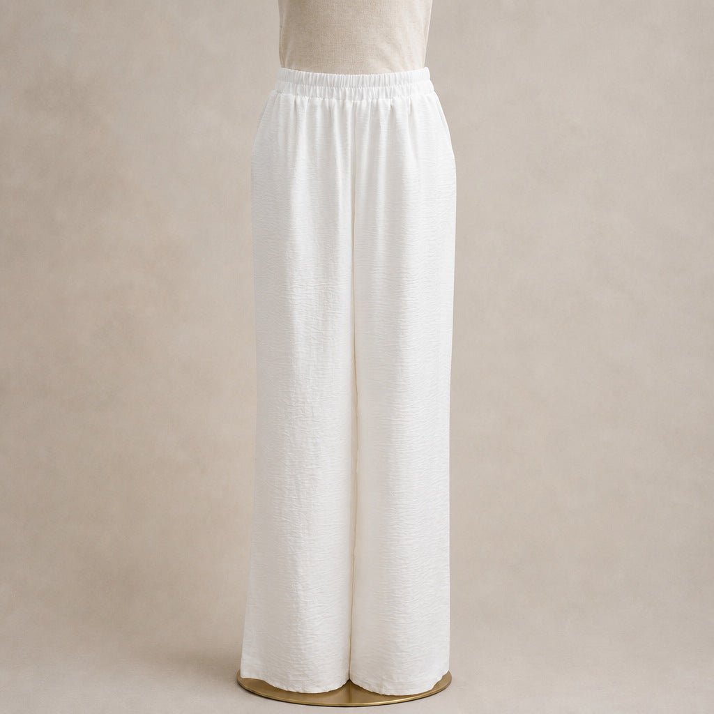 Textured Tie-Back Longline Tunic | Side-Slit Modest Top(MS573) - Mariam's Collection