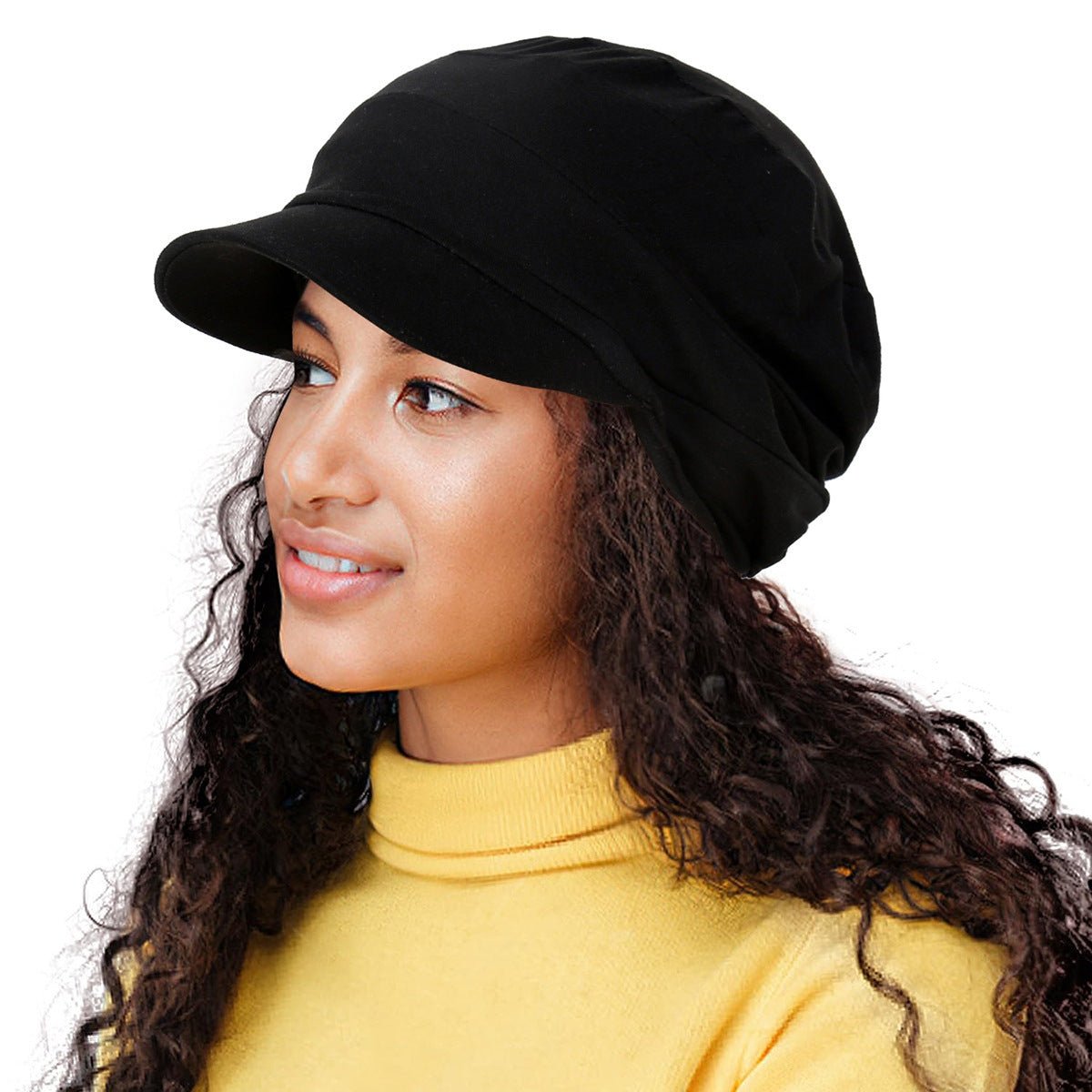 Versatile Hijab, Bottom Hat with Brim (MH108) - Mariam's Collection