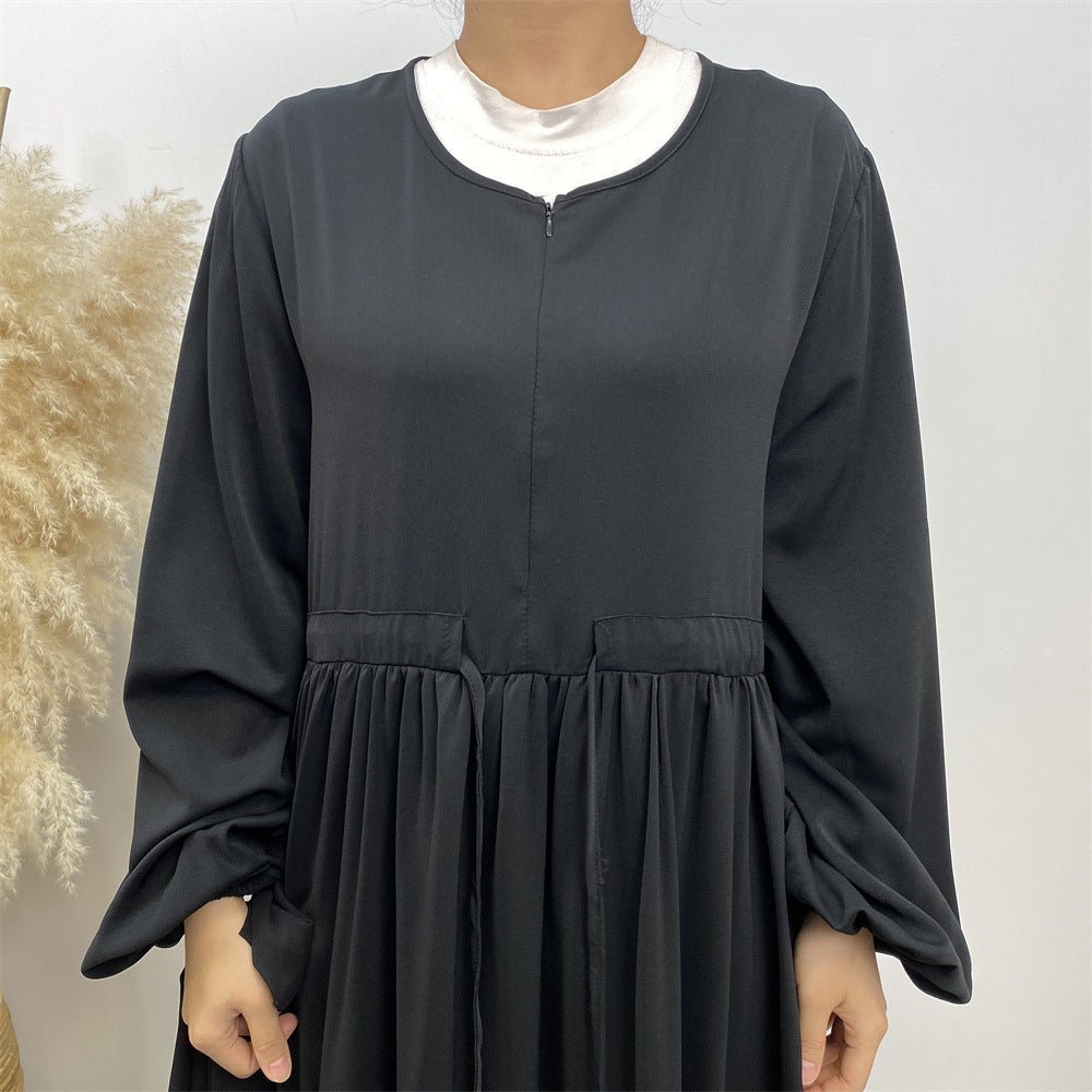 Versatile Stretchy Cuff Abaya (MA085) - Mariam's Collection