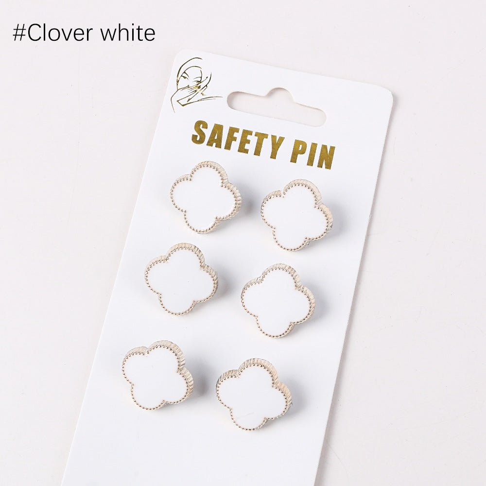 Vintage Enamel Brooch Pin Set(MAC366) - Mariam's Collection