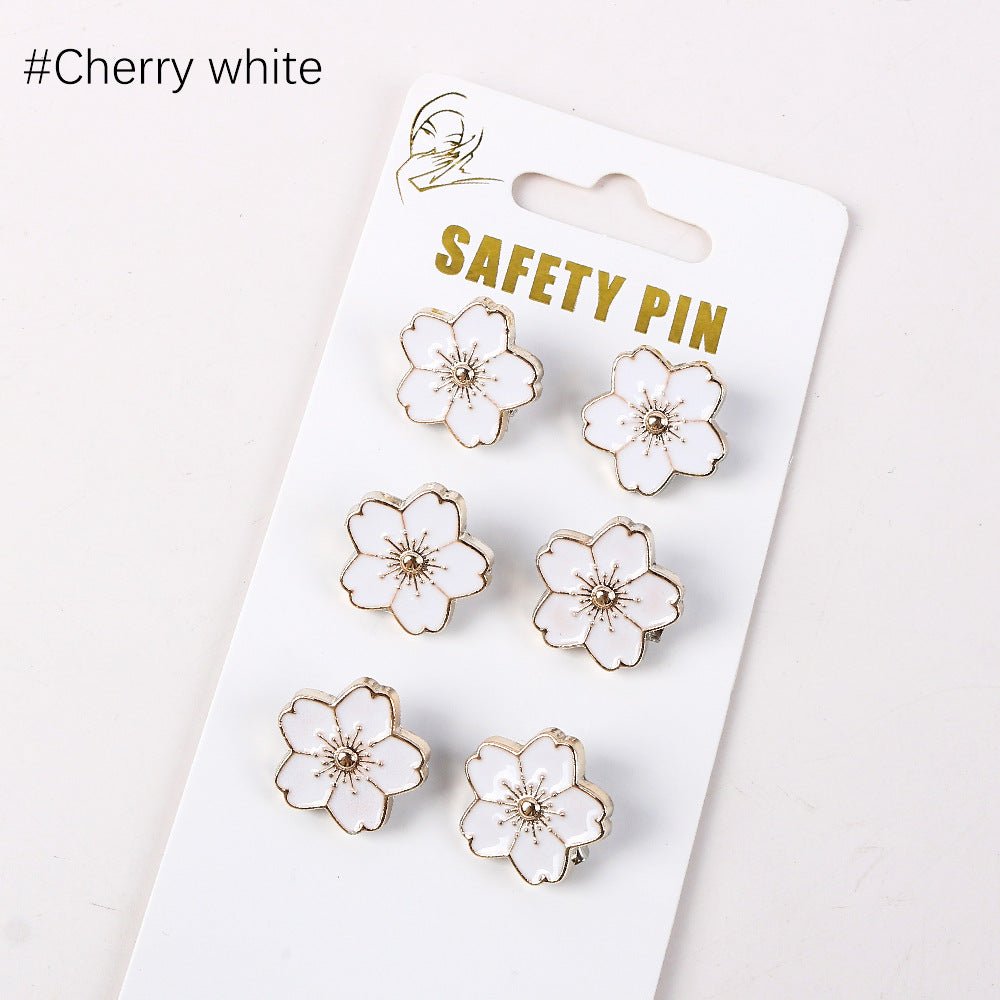 Vintage Enamel Brooch Pin Set(MAC366) - Mariam's Collection