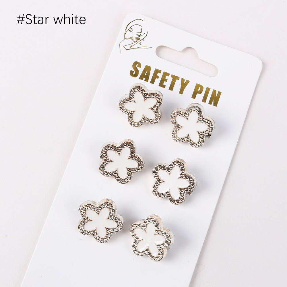 Vintage Enamel Brooch Pin Set(MAC366) - Mariam's Collection