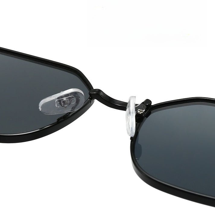 Vintage Narrow Frame Sunglasses – Retro Chic Accented Lenses for Women (MAC262) - Mariam's Collection