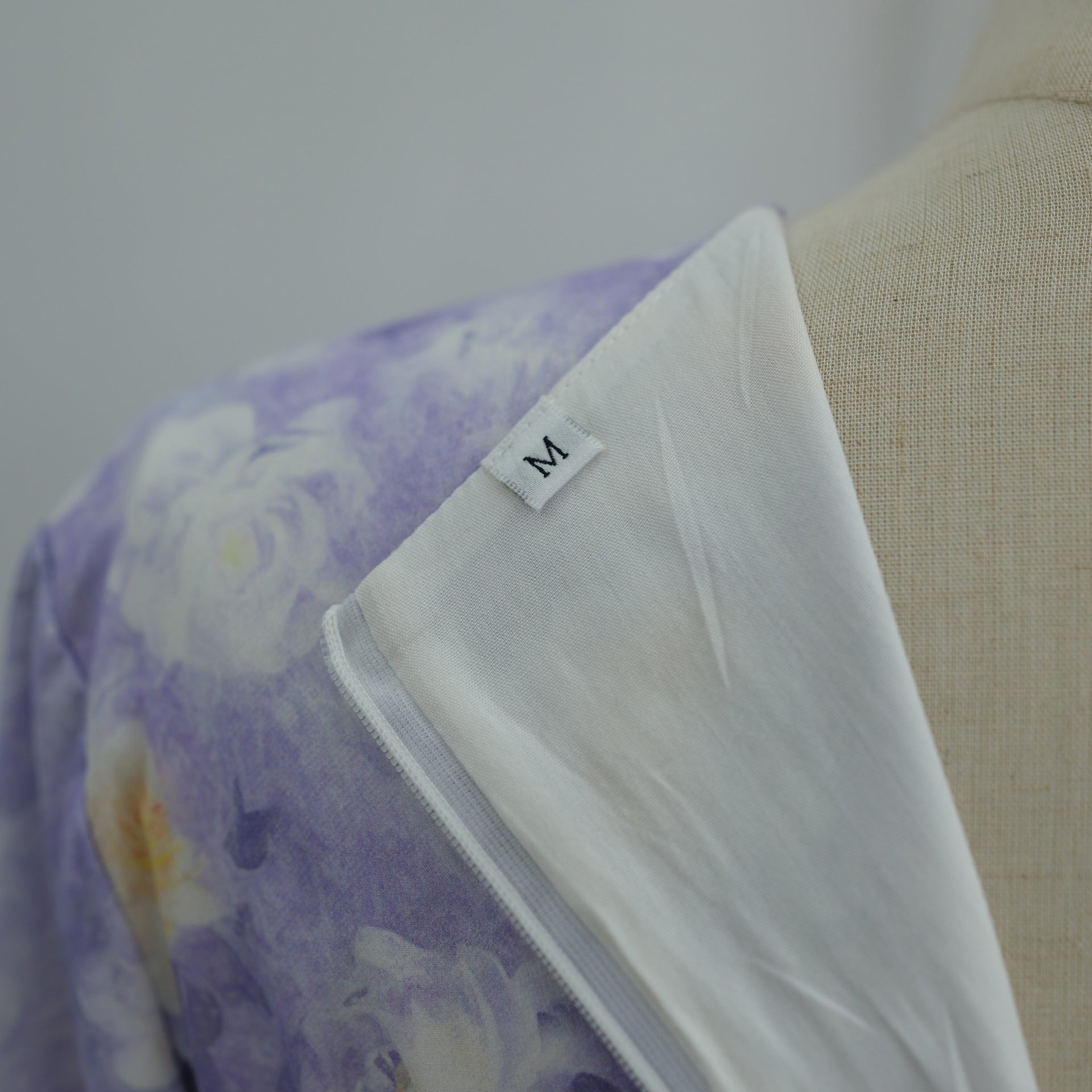 Watercolour Floral Print Flared Sleeve Maxi Dress(MS516) - Mariam's Collection