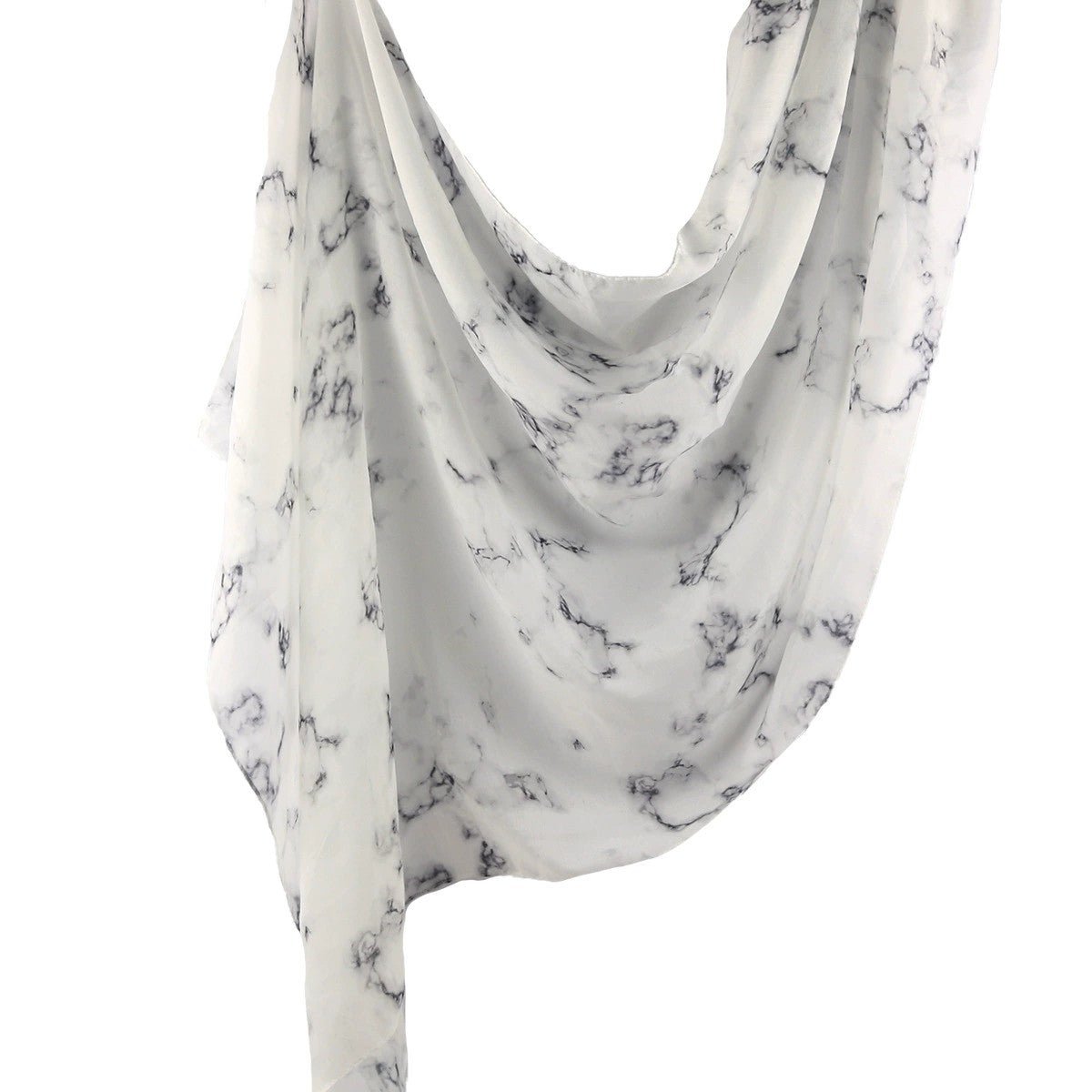 Watercolour Floral Printed Hijab (MH103) - Mariam's Collection
