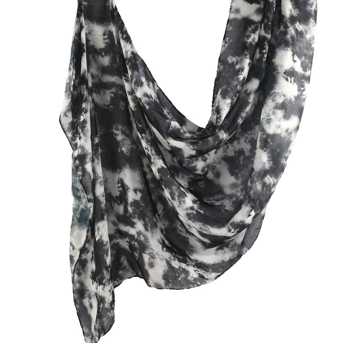 Watercolour Floral Printed Hijab (MH103) - Mariam's Collection