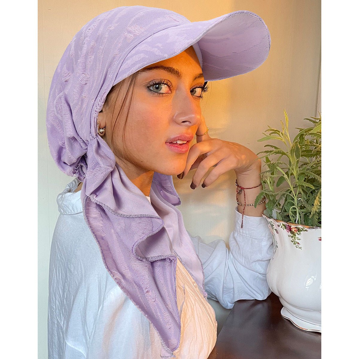 Women's Multi-Color Fashion Baseball Cap – Frayed Edge Boho Beanie